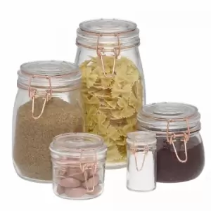 image of Copper Effect Wire Jar 60ml Transparent