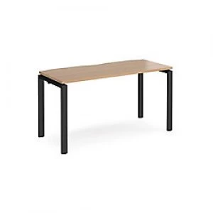 Image of Home Desk E146-K-B Beech 1,400 x 600 x 725 mm