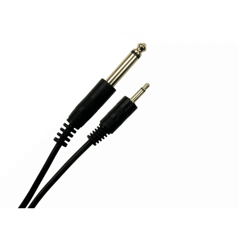 Image of Cables Direct 2M6M3-002 audio cable 2m 3.5mm 6.35mm Black