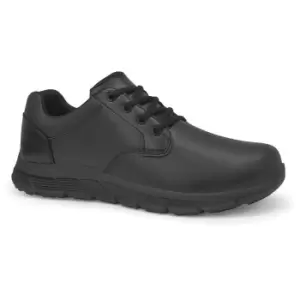 Image of Shoes For Crews Mens Saloon II Leather Shoes (8 UK) (Black)
