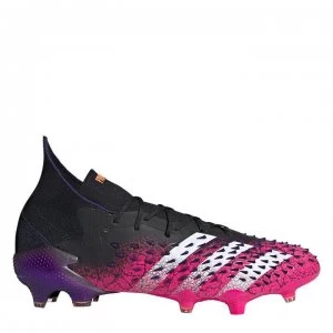 Image of adidas Predator Freak .1 FG Football Boots - Black/ShockPink