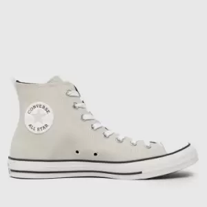 Image of Converse all star hi tec tuff trainers in silver