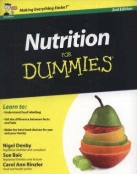 Image of Nutrition for Dummies by Nigel Denby Book