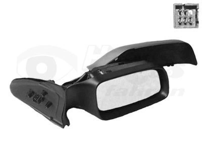 Image of VAN WEZEL Wing mirror VAN WEZEL 3742808