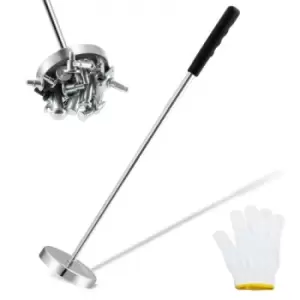 Image of VEVOR Telescoping Magnetic Sweeper Pickup Tool, Handheld Screws Parts Finder with 15.9 kg Pull Capacity, Retractable Handle 210-845mm with Strong Magn