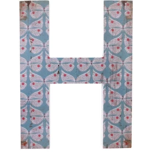 Image of Letter H Wall Plaque