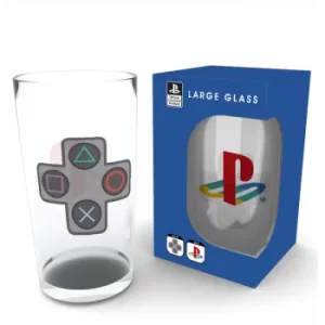 image of Playstation Buttons Large Glass