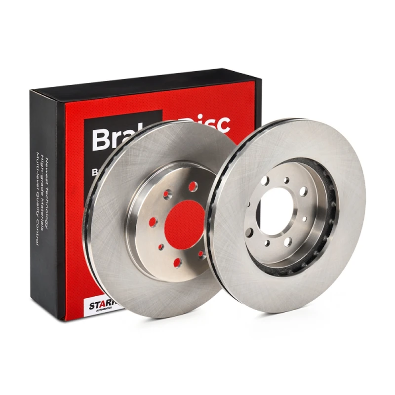 Image of STARK SKBD-0020250 Brake disc Front Axle, Vented, Cast Iron, Uncoated, Untreated, without bolts/screws Cast Iron Brake Disc (82)