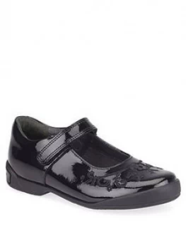 Image of Start-rite Hopscotch School Shoes - Black Patent, Size 9.5 Younger