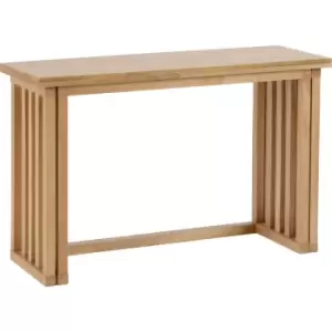 Image of Richmond Oak Foldaway Dining Table & 2 Chairs Set - Seconique