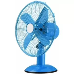 image of Premier Housewares - Blue Desk Fan