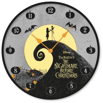 image of Nightmare Before Christmas (Jack & Sally) Wall Clock