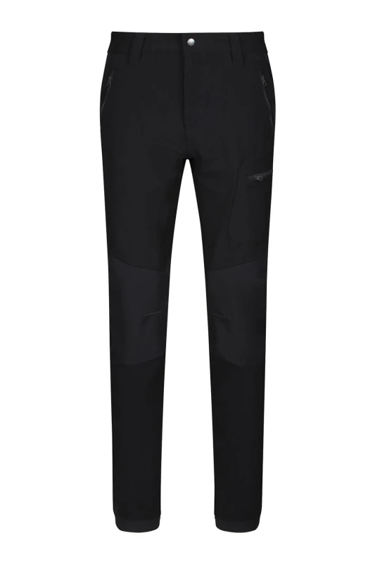 Image of Regatta Regatta Men 'Prolite' Stretch Walking Trousers in Black Size: 30R Black 30R Male 5051522828677