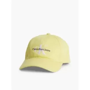 Image of Calvin Klein Jeans Monogram Embroidered Cap - Green