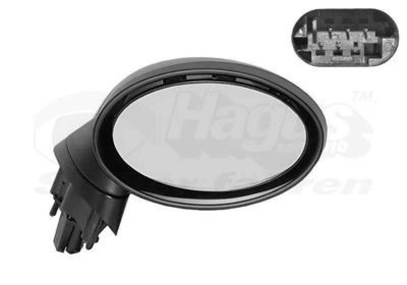 Image of VAN WEZEL Wing mirror VAN WEZEL 0502808