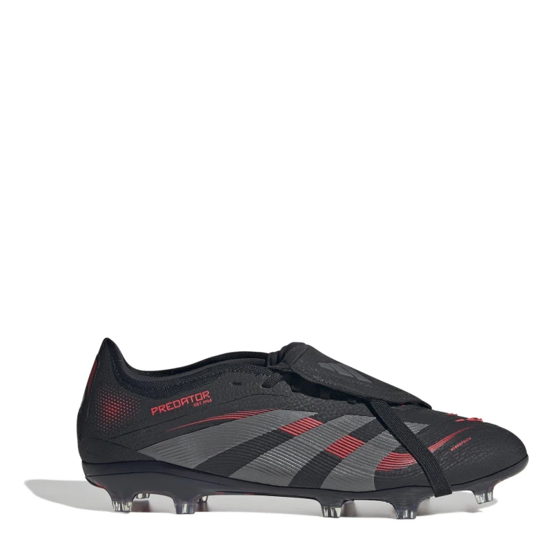 Image of adidas Predator Pro Fold-Over Tongue Firm Ground Football Boots - Black 7.5