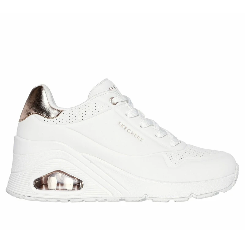 Image of Skechers Uno Runners Womens - White White 7