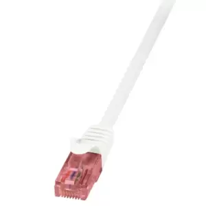 image of LogiLink 15m Cat.6 U/UTP networking cable White Cat6 U/UTP (UTP)