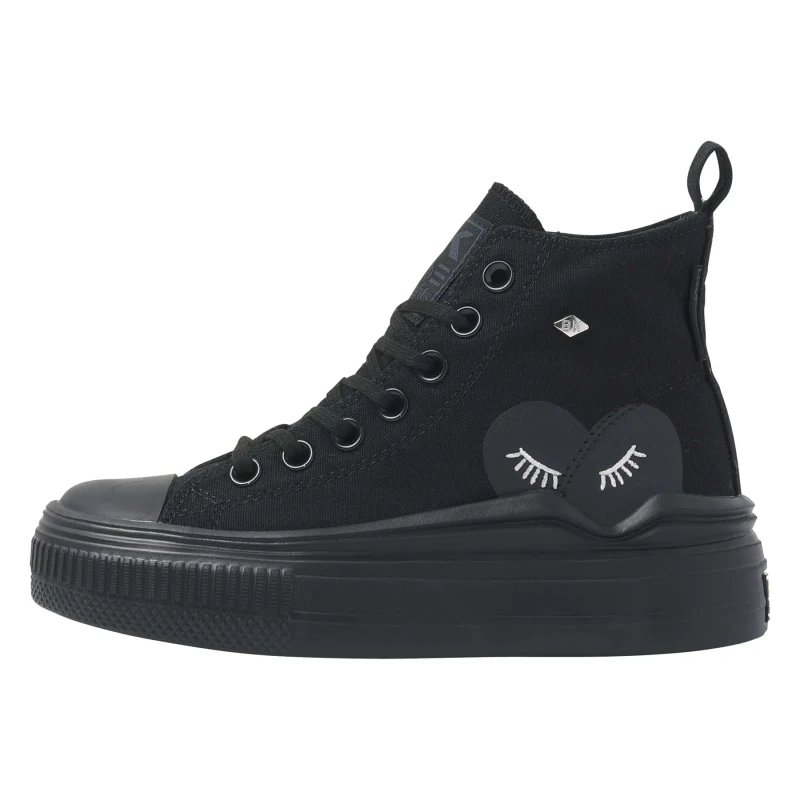 Image of british knights Womens Trainers British Knights Kaya Flow Mid Noir Female 36 B52-3727-02