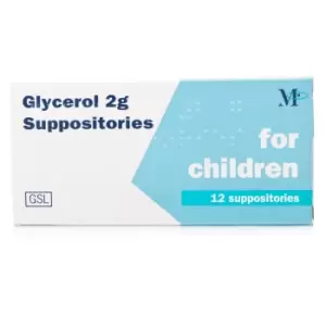 Image of Glycerin (Glycerol) Suppositories BP 2g Childrens