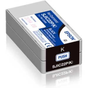 Image of Epson SJIC22P Black Ink Cartridge