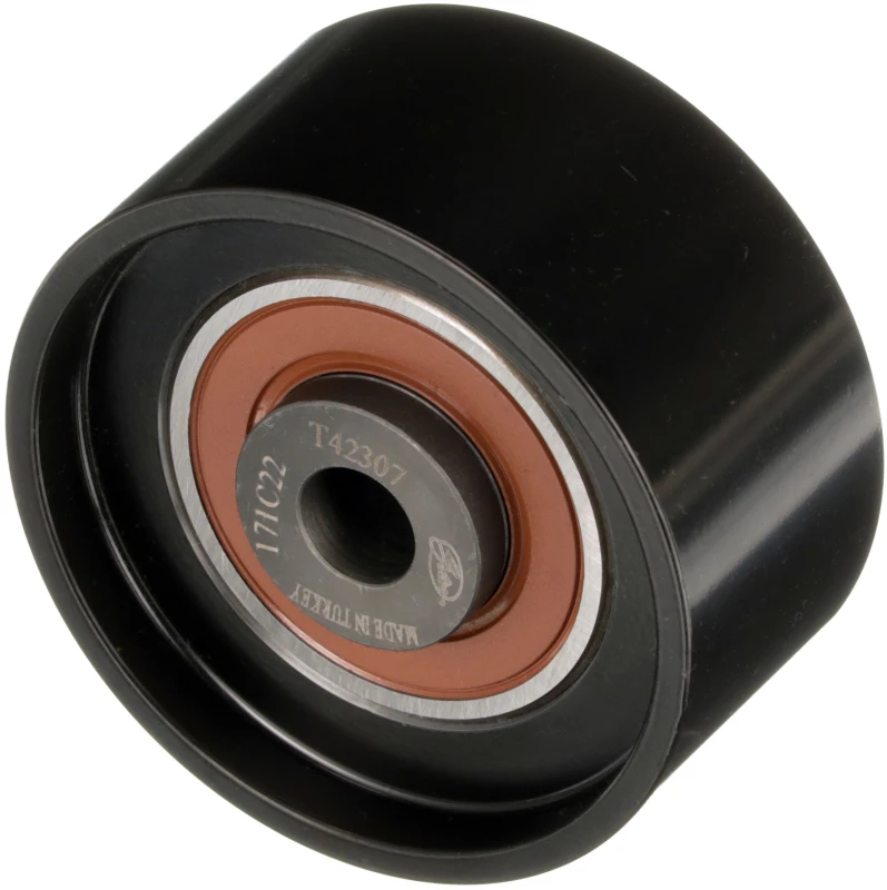 Image of GATES T42307 Deflection/Guide Pulley, timing belt Metal Deflection/Guide Pulley,timing belt (313)