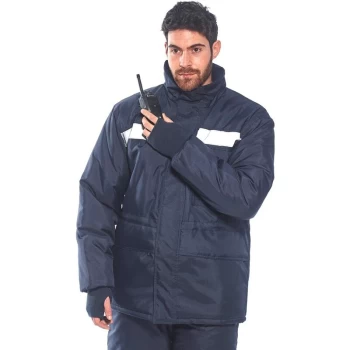 Image of Portwest - CS10NARL - sz L ColdStore Jacket - Navy