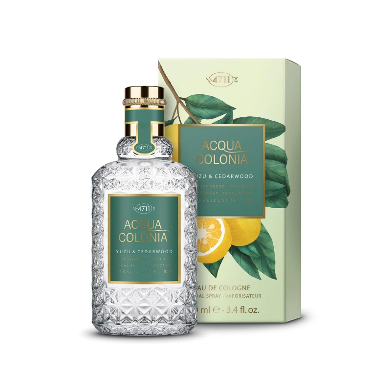 Image of Maurer & Wirtz 4711 Acqua Colonia Yuzu & Cedarwood Eau de Cologne 100ml Spray