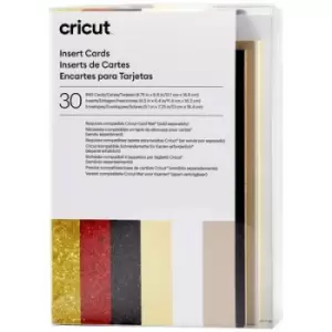 Image of Cricut Insert Cards Glitz & Glam R40 Card set Taupe, Cream, White