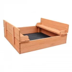 Image of Sand Pit With Seating and Cover