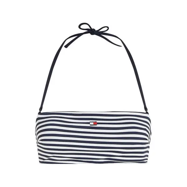 Image of Tommy Hilfiger Bandeau Bikini Top 8 (XS) Blue 35513718310