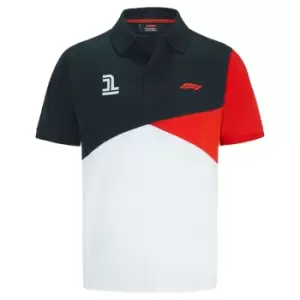 image of F1 Formula 1 Mens Cut and Sew Polo Shirt