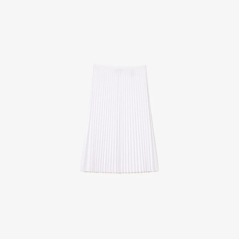Image of Lacoste Womens Knitted Skirt White female 6 (34)