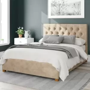 Image of Aspire Olivier Ottoman Bed Kimyo Linen Beige King