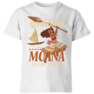 image of Moana Find Your Own Way Kids T-Shirt - White - 11-12 Years