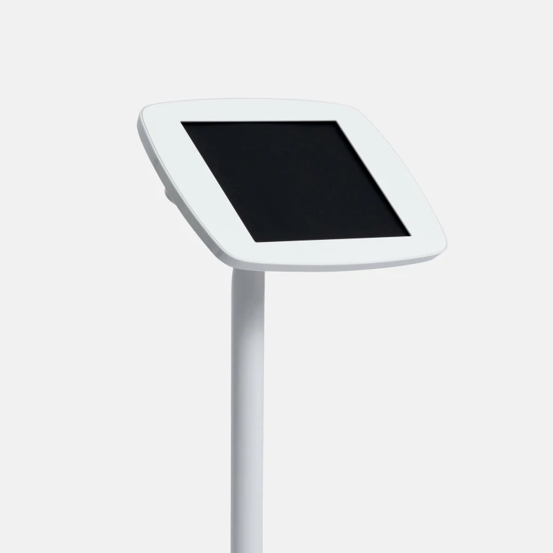 Image of Bouncepad Original Floorstanding Slim with USB Cable Exposed Front Camera and Home Button White Samsung Galaxy Tab A9+ and A11+ 11-inc