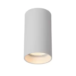 Image of Lucide Delto Modern Surface Mounted Ceiling Spotlight 5.5cm LED Dim to warm GU10 1x5W 2200K3000K White