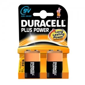 Image of Duracell Plus Batteries 9V