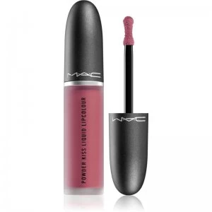 Image of MAC Cosmetics Powder Kiss Liquid Lipcolour Liquid Matte Lipstick Shade More the Mehr-ier 5ml