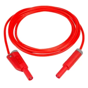 image of PJP 2612-IEC-200R 200cm Red Stack Safety Lead