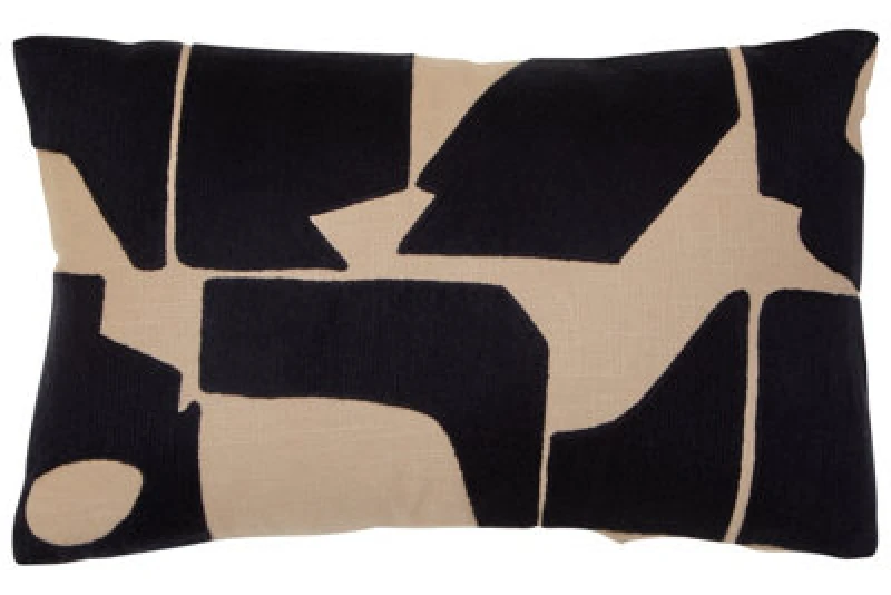 Image of Orsina Bosie Ozella Natural & Black Cushion Black Unisex
