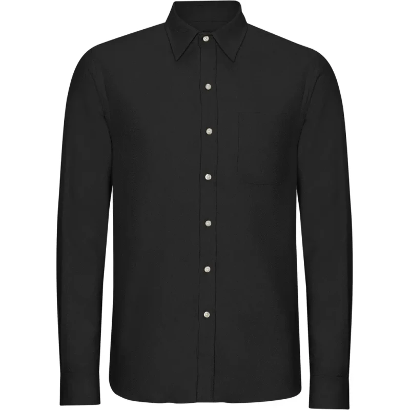 Image of Colorful Standard Shirt Colorful Standard Organic Deep Black Noir Male S