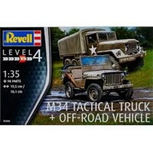 Image of M34 Tactical Truck + Off-Road Vehicle 1:35 Revell Model Kit