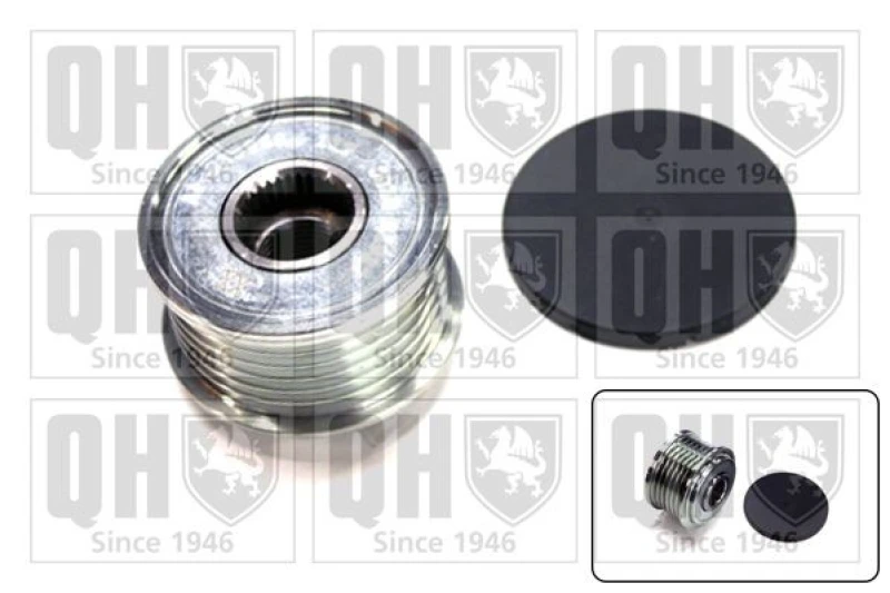 Image of QUINTON HAZELL Alternator clutch pulley QUINTON HAZELL QTR105