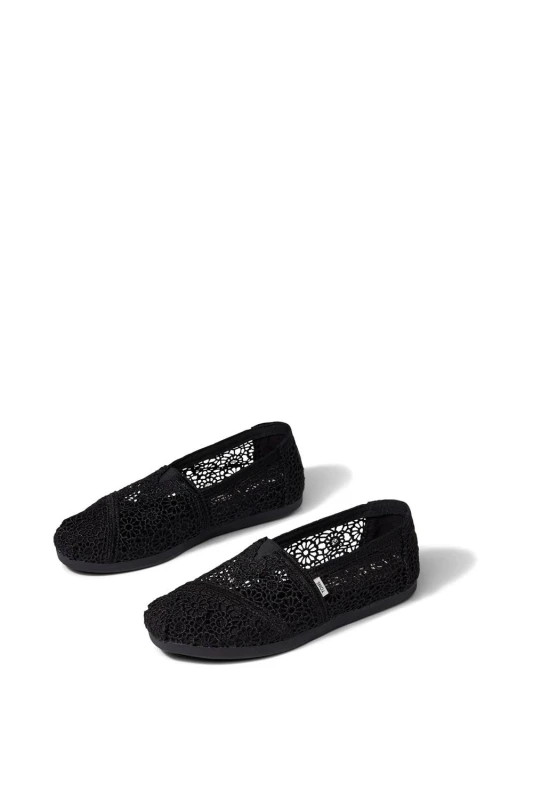 Image of Toms Alpargata Shoes Canvas Pumps 4 (36.5) Black 01470603240