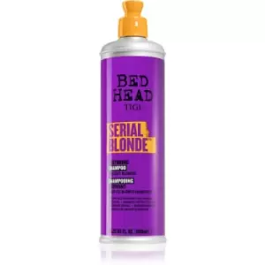 image of TIGI Bed Head Serial Blonde purple toning shampoo For Blondes And Highlighted Hair 600 ml