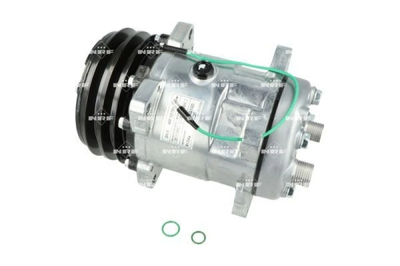 Image of NRF 32795 AC Compressor EASY FIT PAG 100, Refrigerant: R134a, with PAG compressor oil, with gaskets/seals Compressor,air conditioning (447)