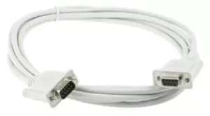 image of Roline 11.01.6230 Computer Cord, D-Sub 9P Plug/skt, 3M