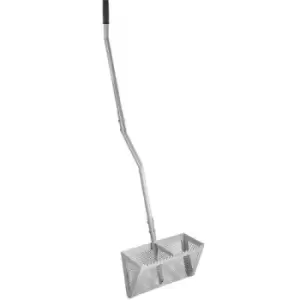 Image of VEVOR Sand Rake, 52" Pole Beach Rake, Red Iron Lake Weed Rakes, 16" Aquatic Weeds Muck Sand Flea Rakes, Weed Cleaning Tool for Beach Lake Pond River L