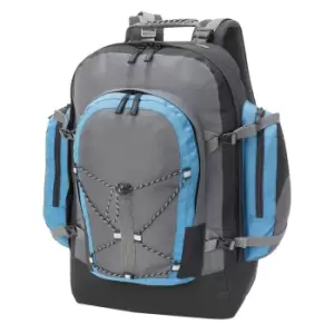 Image of Shugon Monta Rosa Travel Rucksack / Backpack Bag (40 Litres) (One Size) (Dark Grey/Black/Petrol)